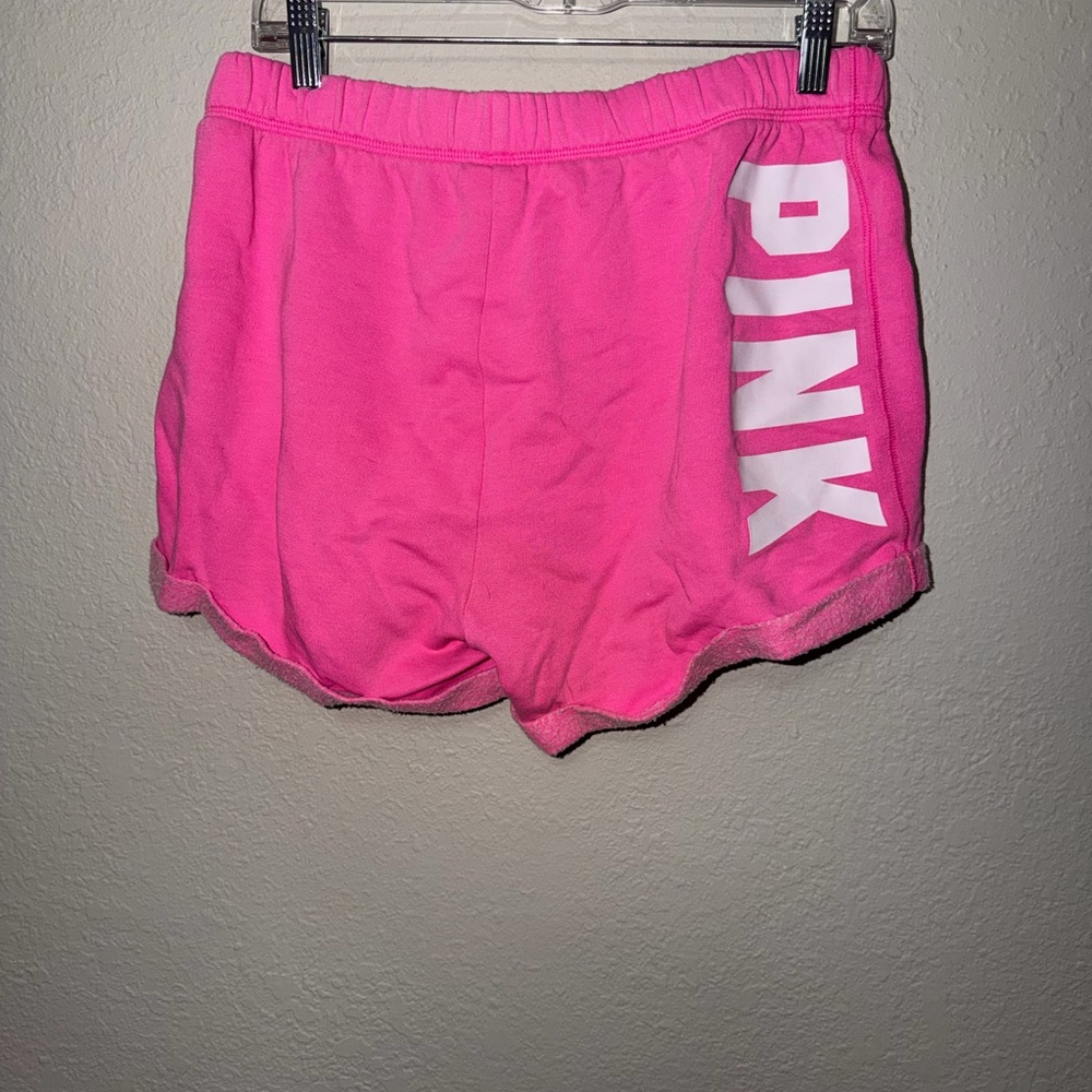 PINK Victoria's Secret Bright Pink Athletic Shorts
